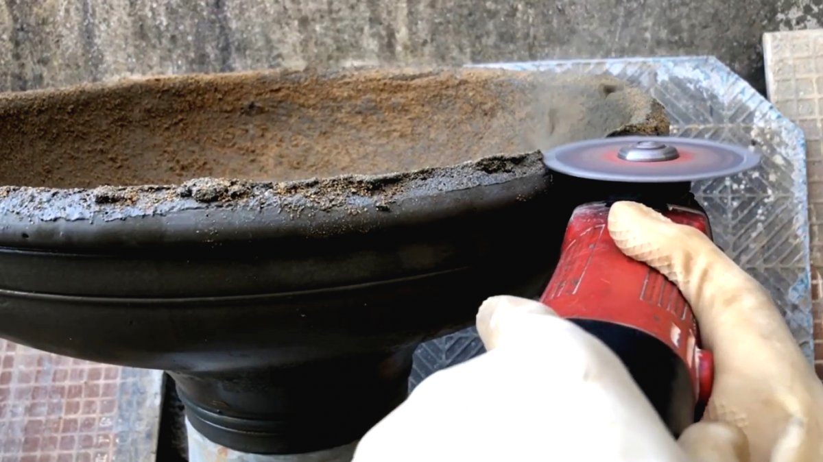 Садовый фонтан с имитацией под гранитный камень - фото 37