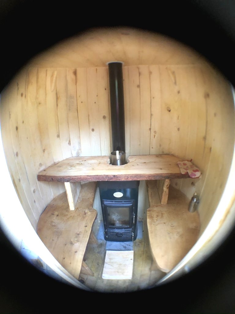 Финская баня – сауна мини бочка своими руками - фото 32