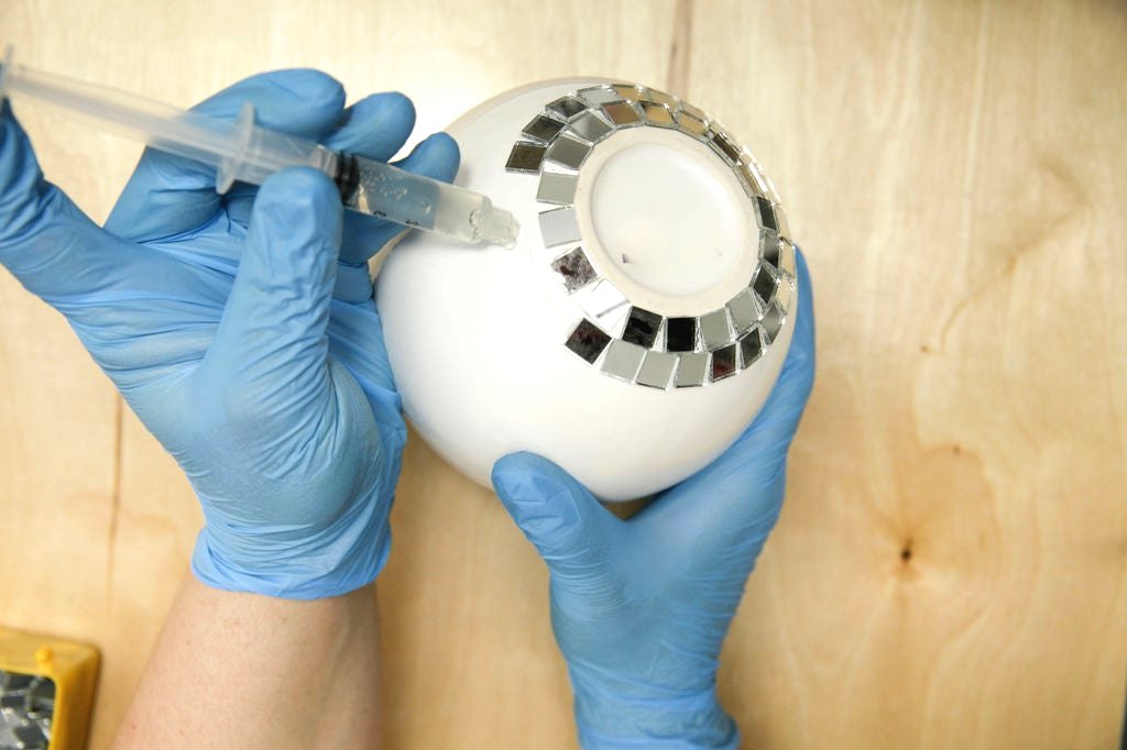 Оригинальный цветочный горшок в стиле "диско" - фото 2