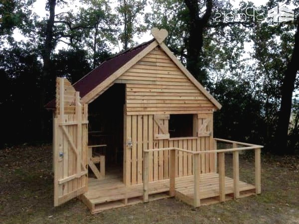 Игровой домик из поддонов - фото 2