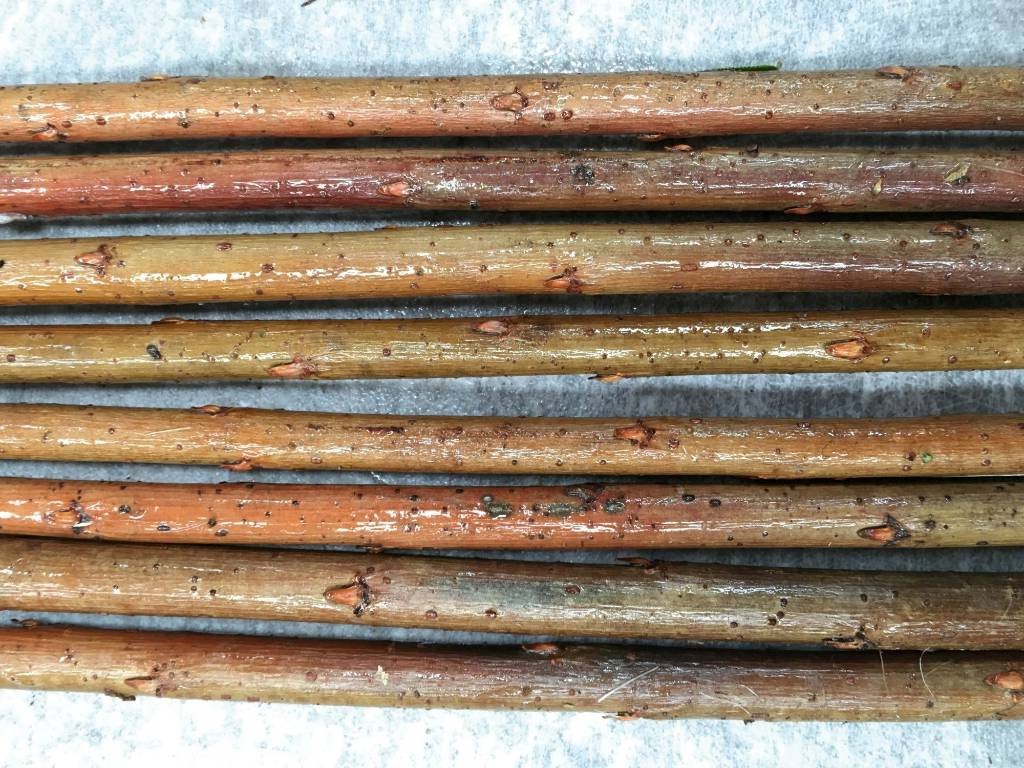 Плетеная корзина из веток - фото 2