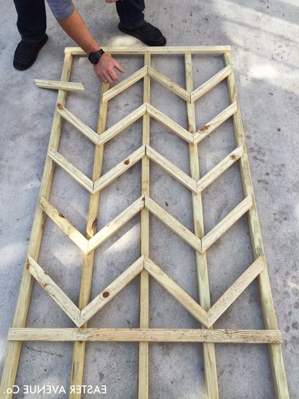 Декоративная решётка из дерева - фото 8