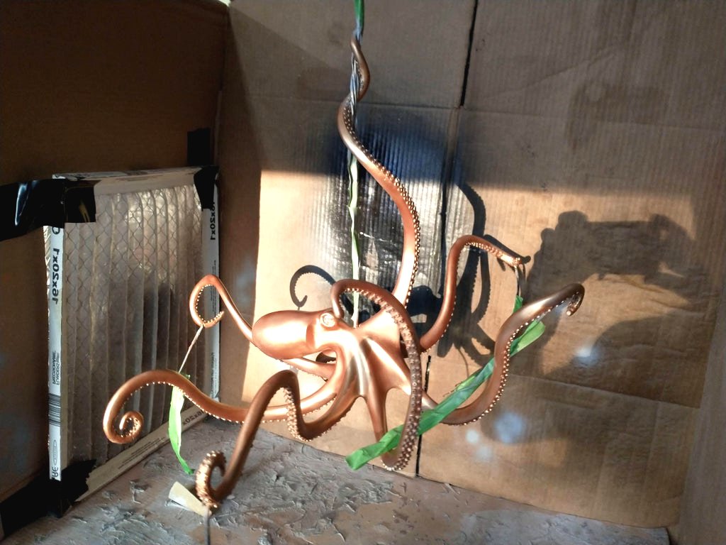 Оригинальная потолочная лампа - фото 45