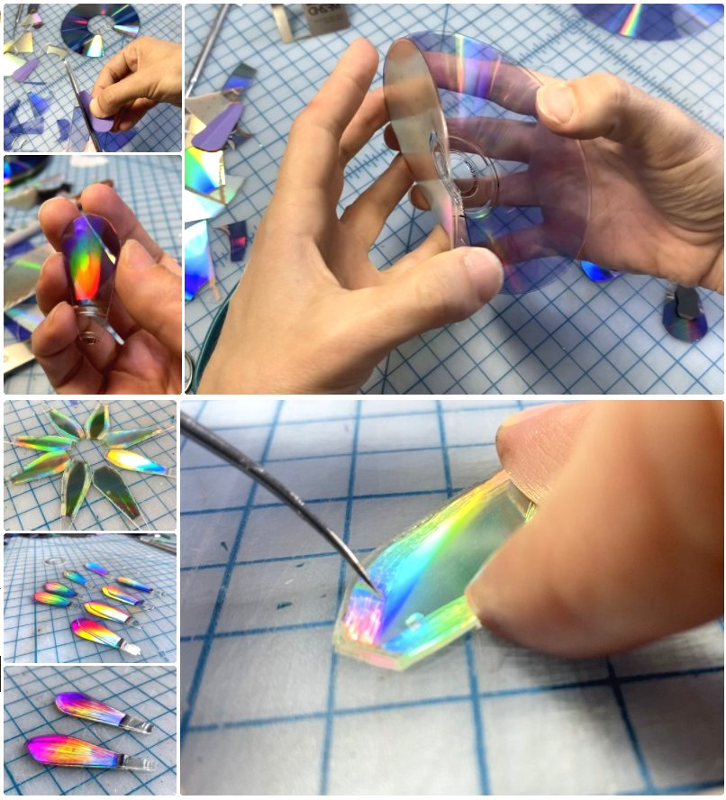 Что можно сделать из старых компьютерных дисков своими руками? - фото 13