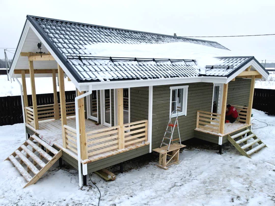 Дом из дерева 6х9 метров - фото 2