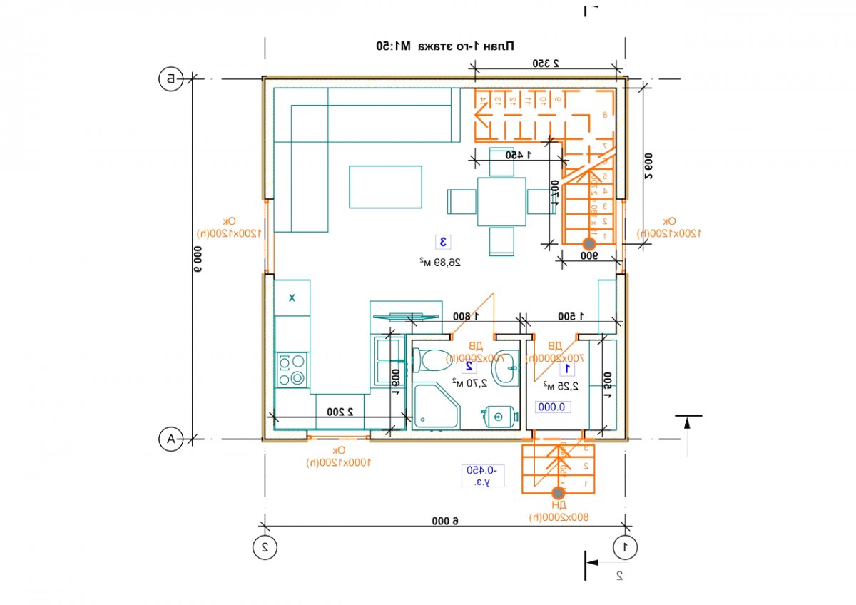 Каркасный дом с мансардой - фото 10