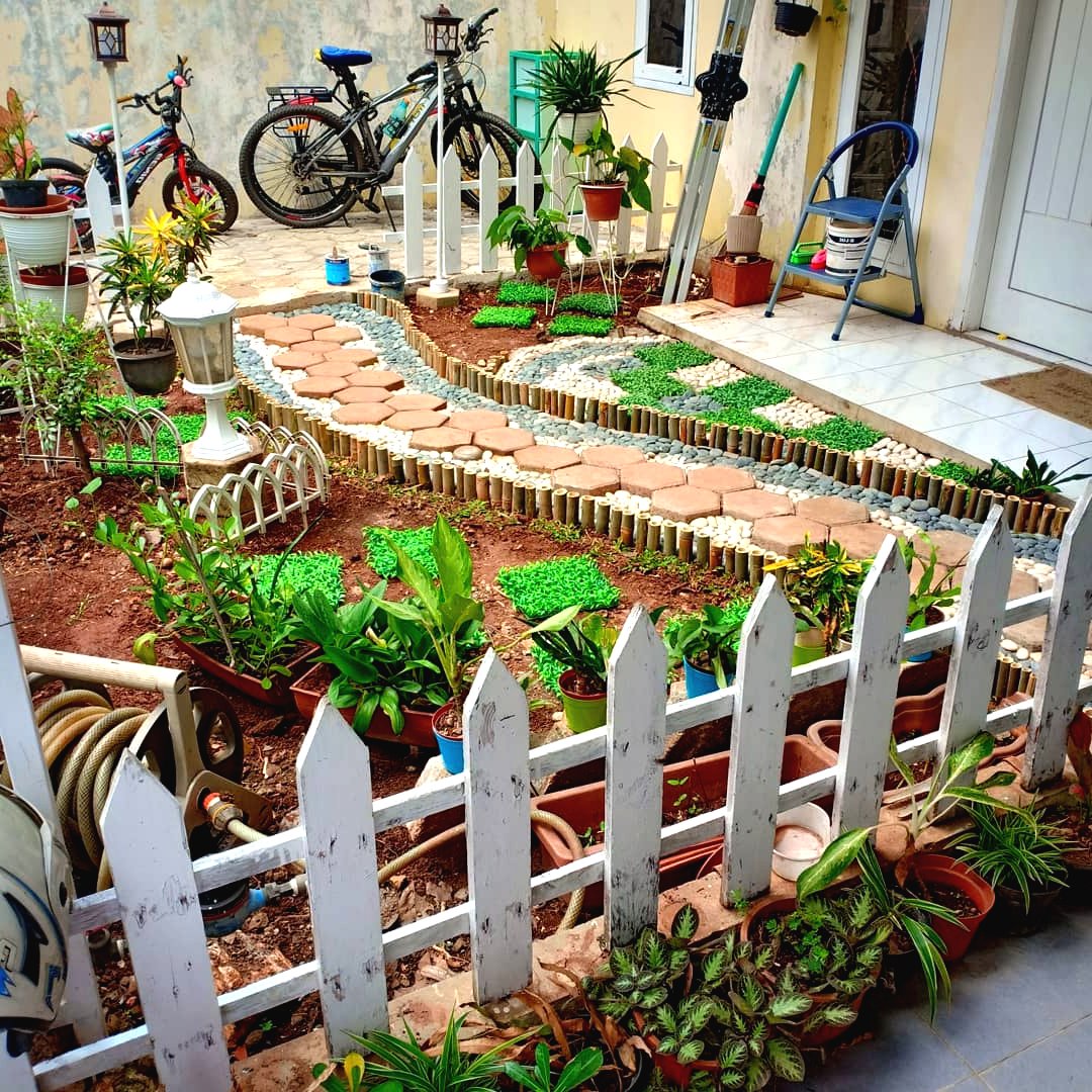 Оригинальная садовая дорожка - фото 9