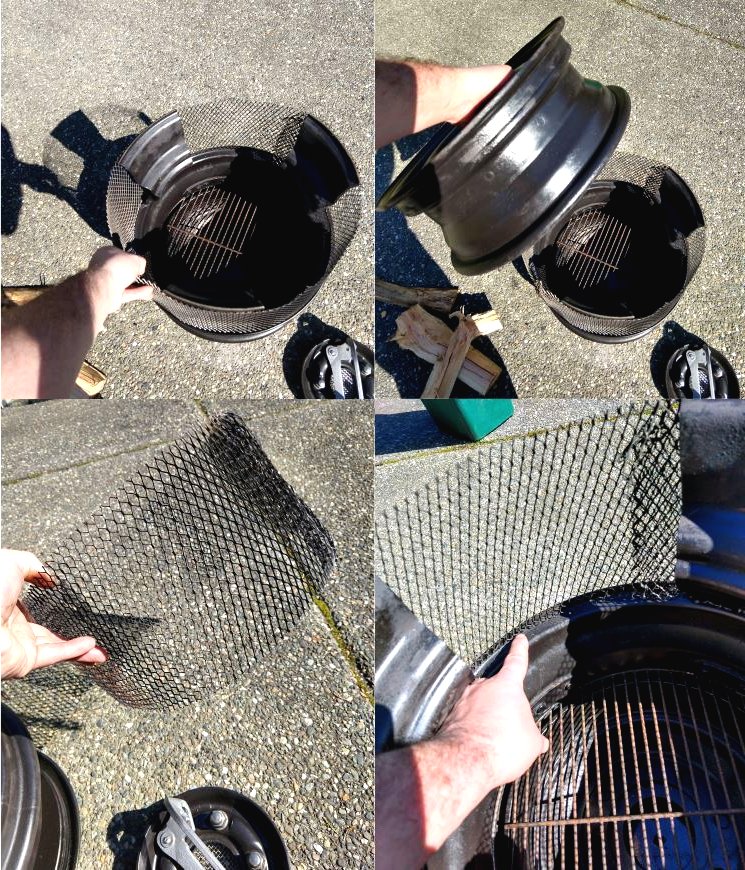 Как из старых автомобильных дисков собрать уличный очаг - фото 31