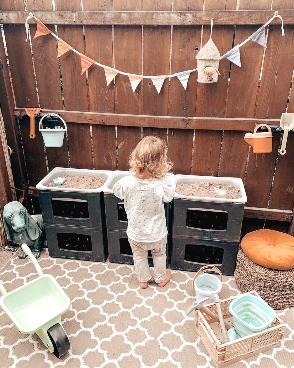 Песочница на даче своими руками - фото 4