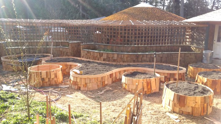 Необычные грядки из дерева - фото 9