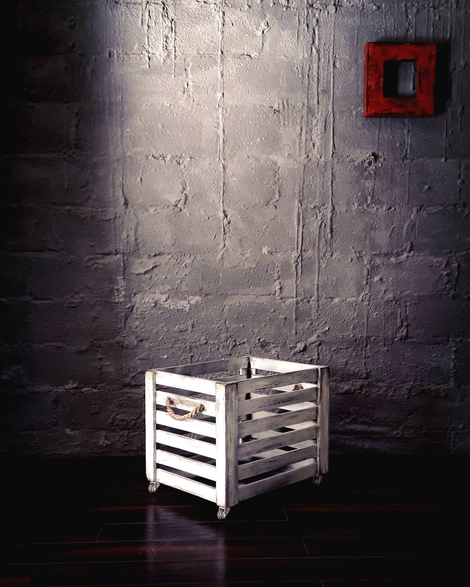 Деревянный ящик на калесиках - фото 2