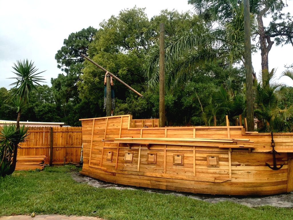 Оригинальный детский игровой домик - Пиратский корабль - фото 9