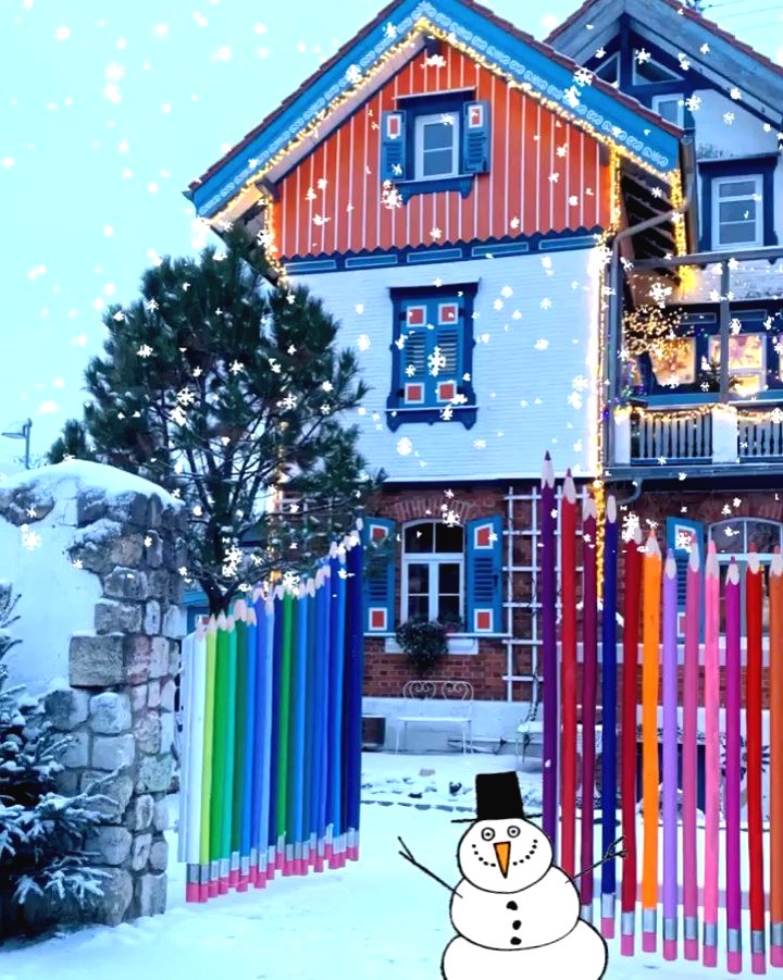 Оригинальный деревянный забор - фото 4