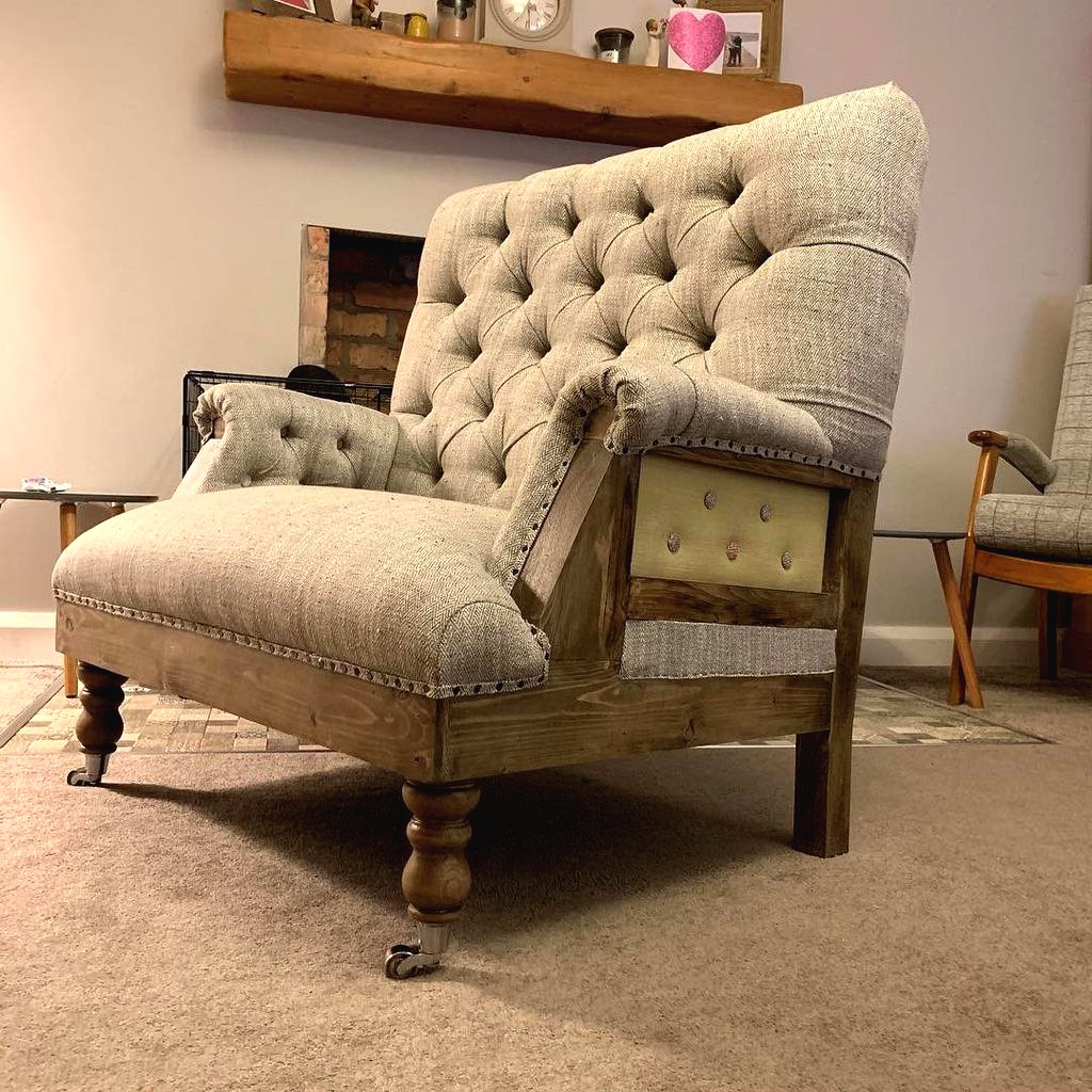 Кресло Честерфилд ручной работы - фото 39