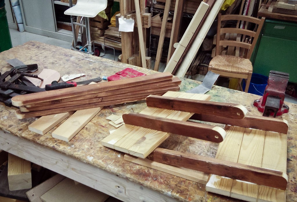 Маленький складной стул - фото 5