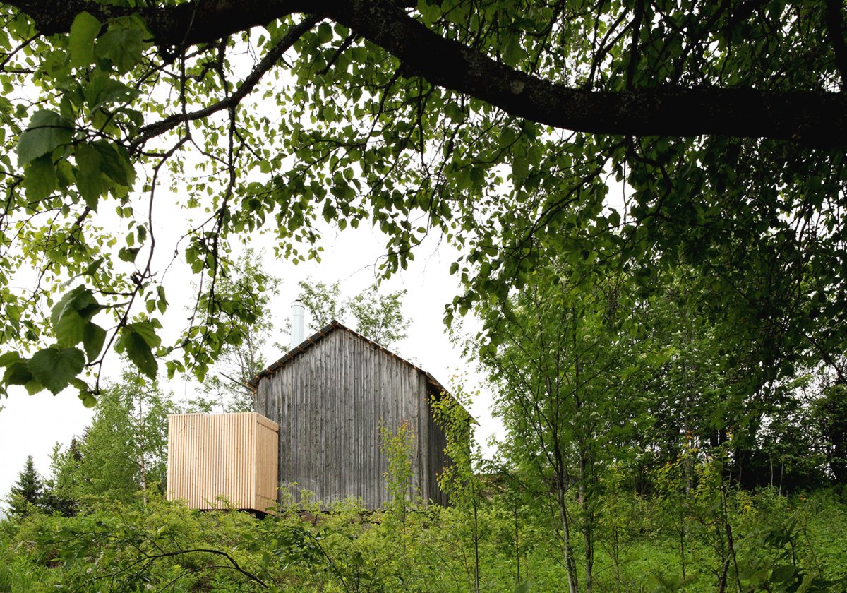 Оригинальная сауна построенная из сарая - фото 2