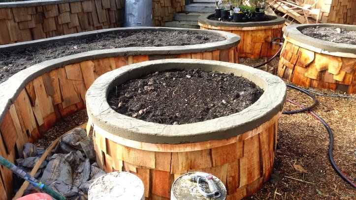 Необычные грядки из дерева - фото 8