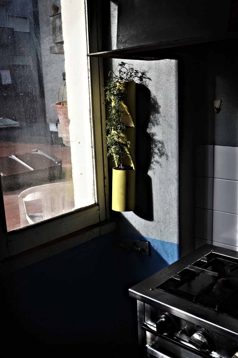 Вертикальный сад из ПВХ труб - фото 2