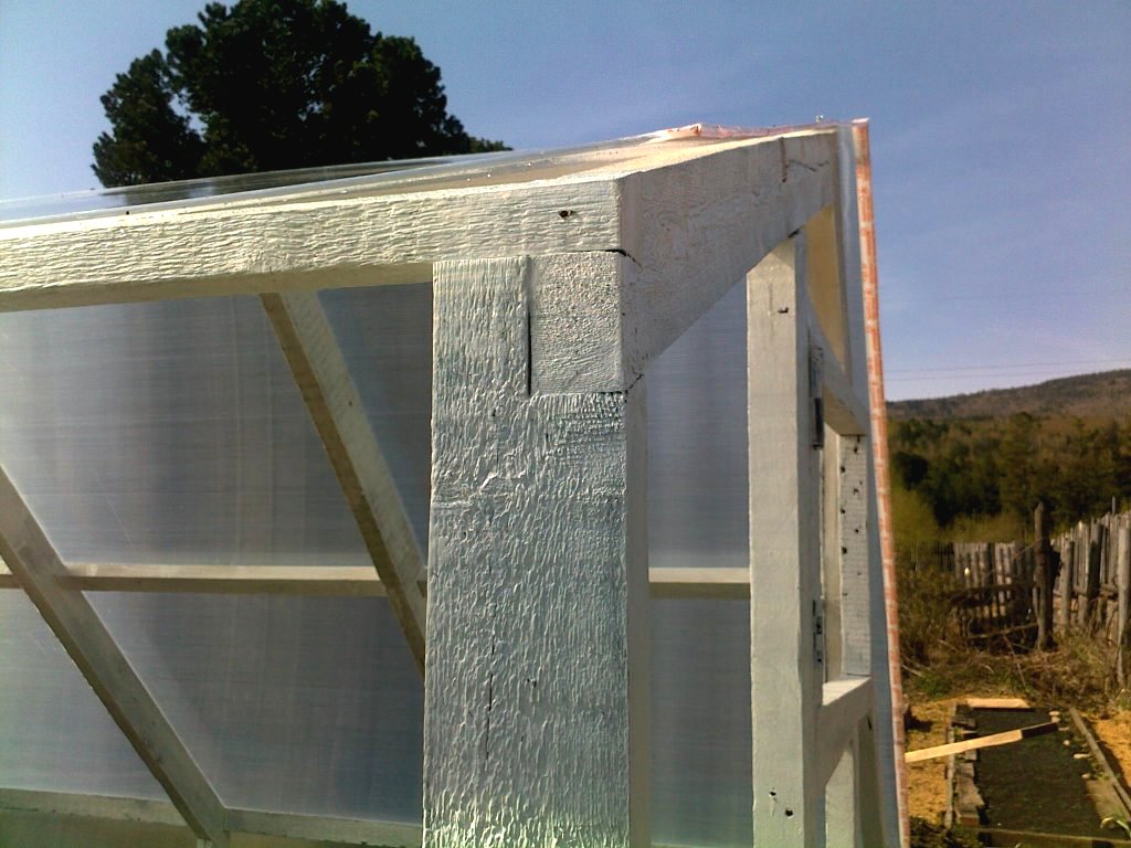 Интересная теплица из поликарбоната - фото 12