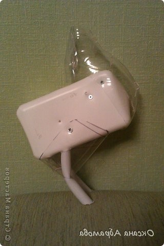 Голубь из пластиковых бутылок - фото 5