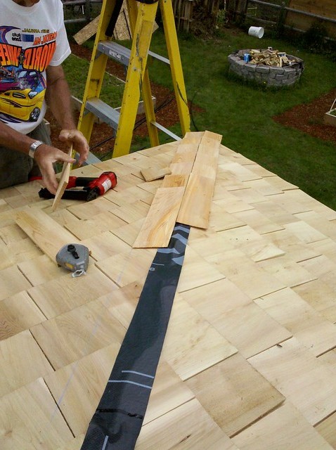 Беседка из дерева - фото 28