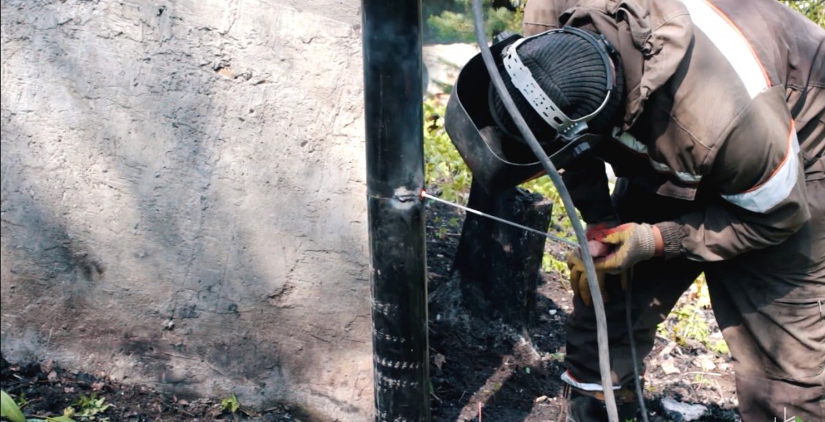 Оригинальная баня из бруса - фото 6