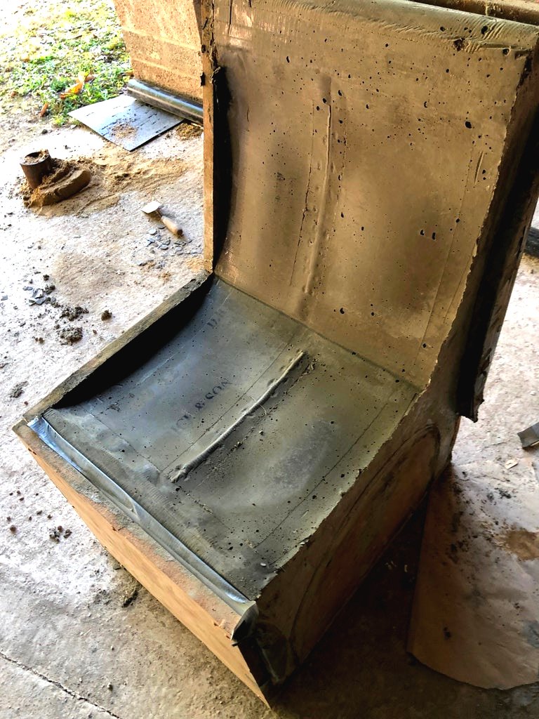 Бетонный стул - фото 18