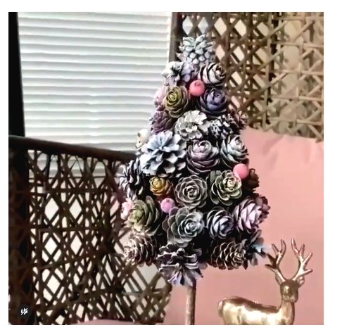 Маленькая новогодняя елочка своими руками - фото 5