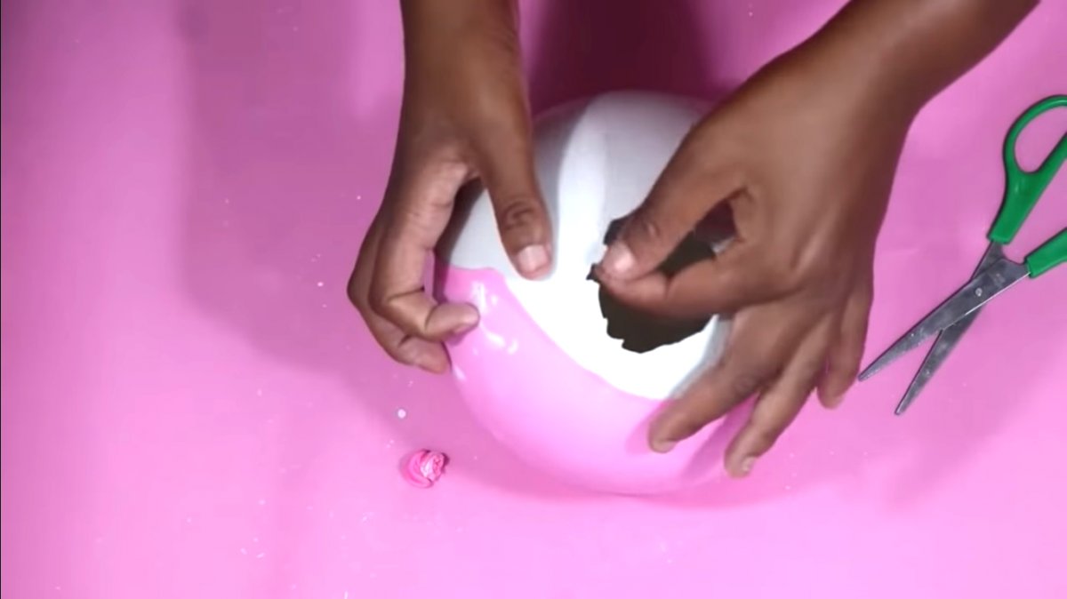 Необычный горшок из цемента - фото 6