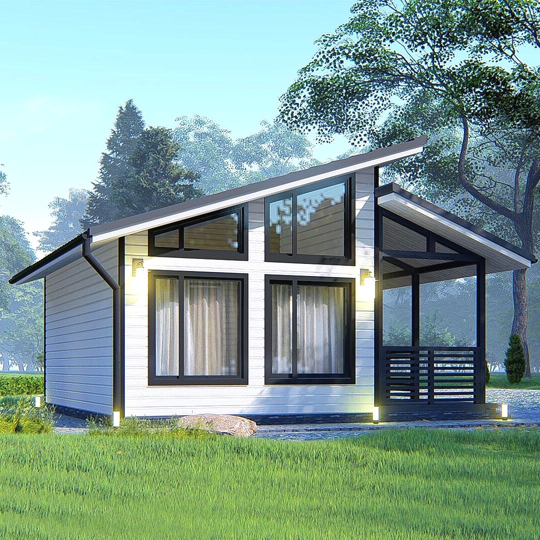 Одноэтажный каркасный дом - фото 9