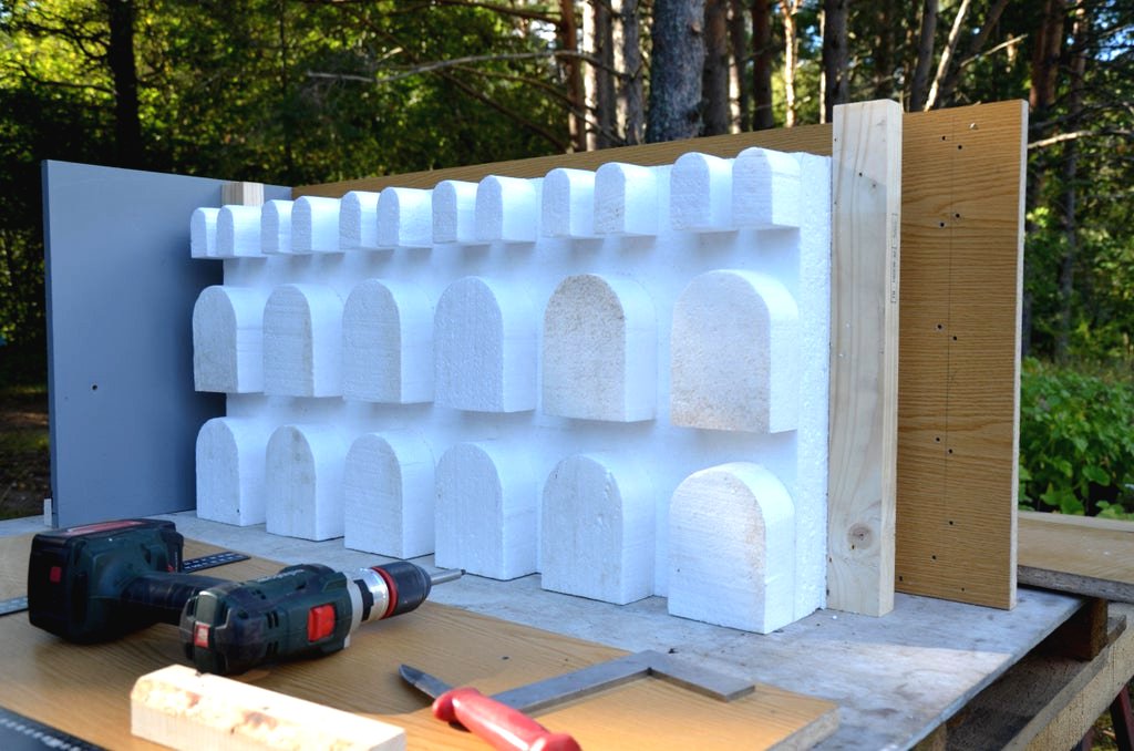 Садовая скамья из цемента - фото 6