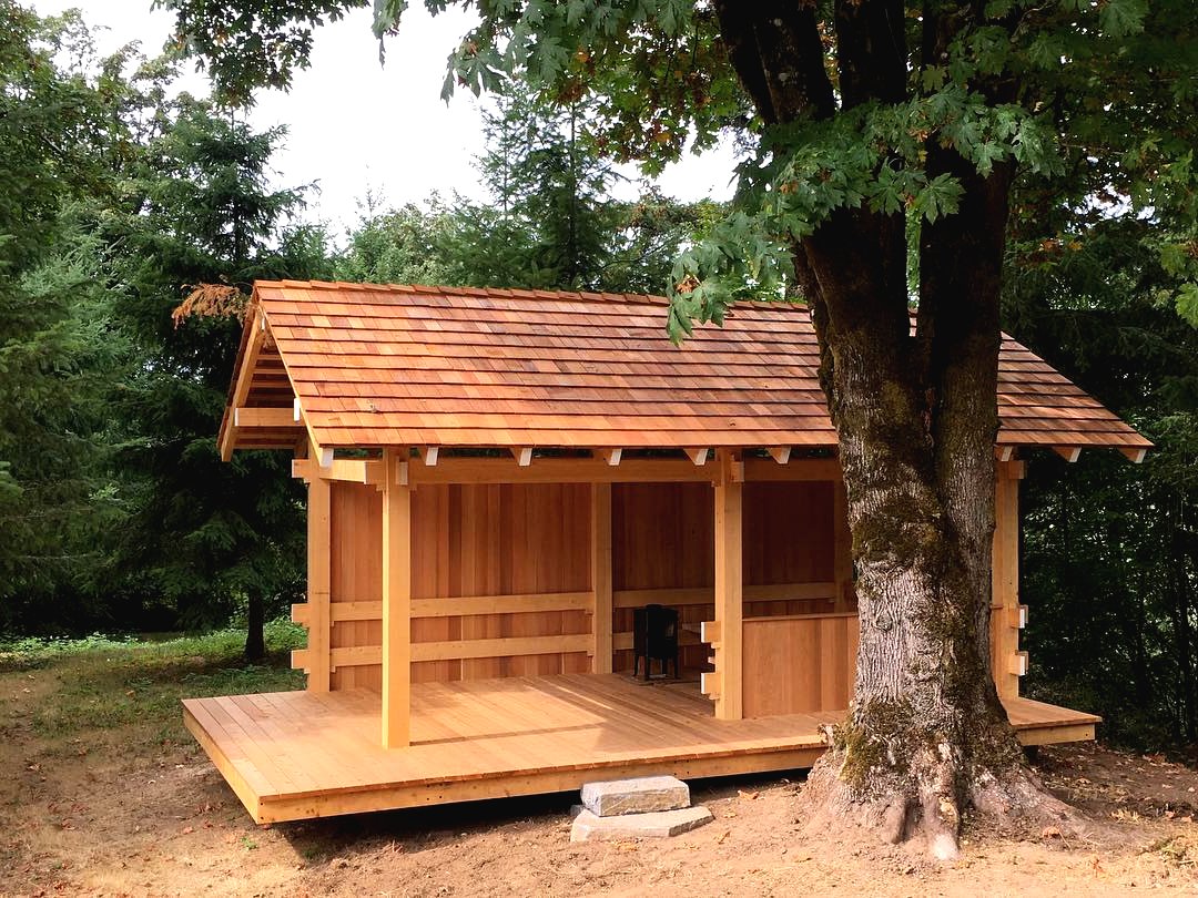 Беседка из дерева для дачи - фото 6