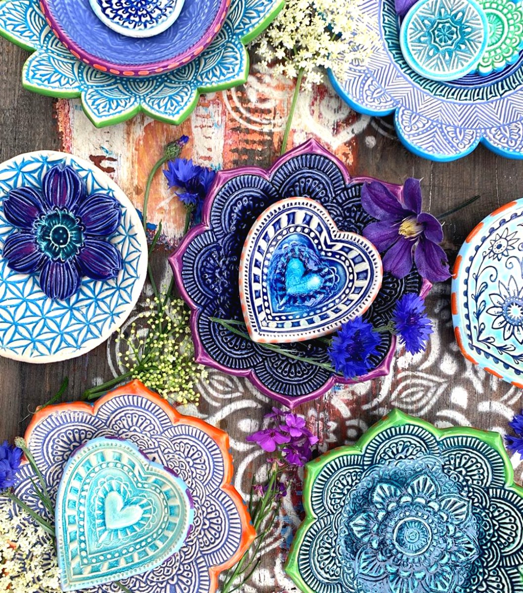 Оригинальные глиняные тарелки - фото 13