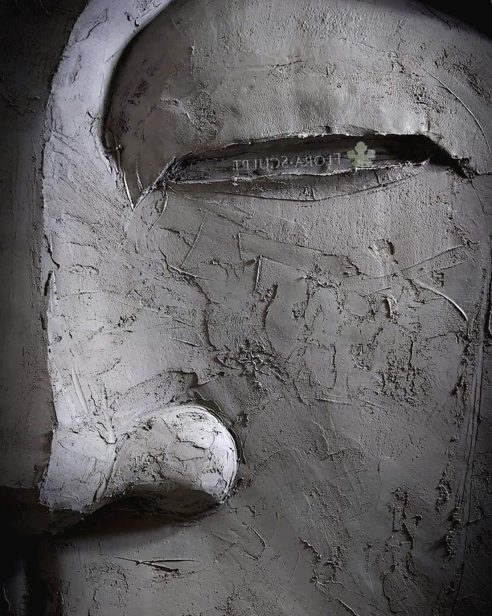 Оригинальный декор  стены из бетона - фото 3