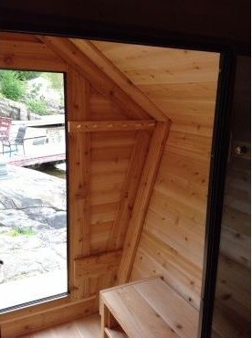 Сауна из кедрового дерева - фото 7