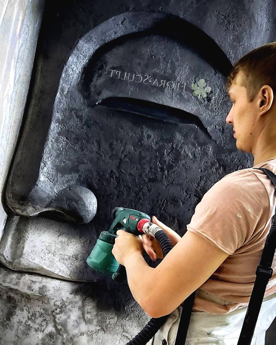 Оригинальный декор  стены из бетона - фото 6