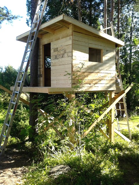 Детский деревянный домик на дереве - фото 6