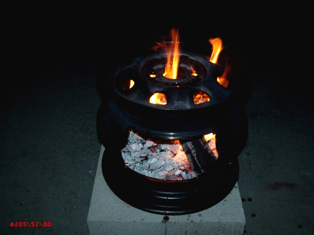 Печка из автомобильных дисков своими руками без сварки - фото 6