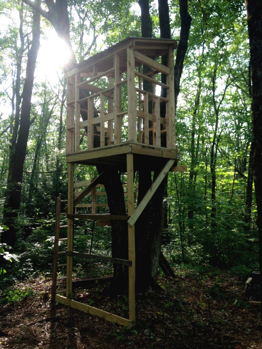 Многоуровневый домик на дереве для детей - фото 13