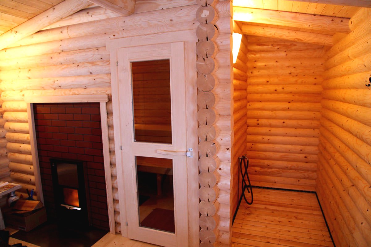 Бревенчатая сауна - фото 5