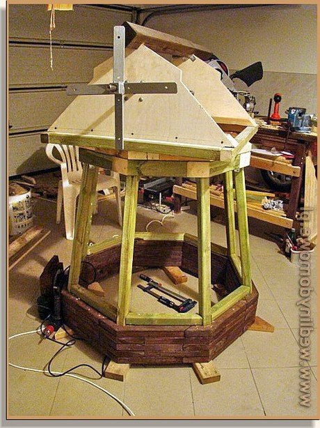 Коптильня в виде мельницы - фото 3