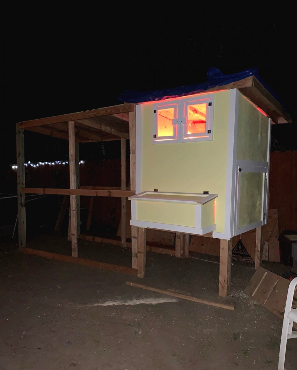 Летний курятник своими руками на даче - фото 4