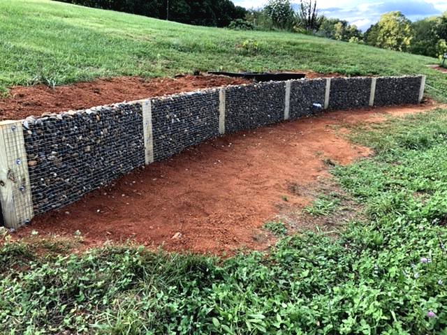 Подпорная стена из габиона - фото 2