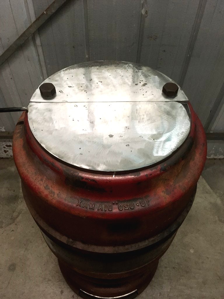 Буржуйка из тормозных барабанов - фото 15