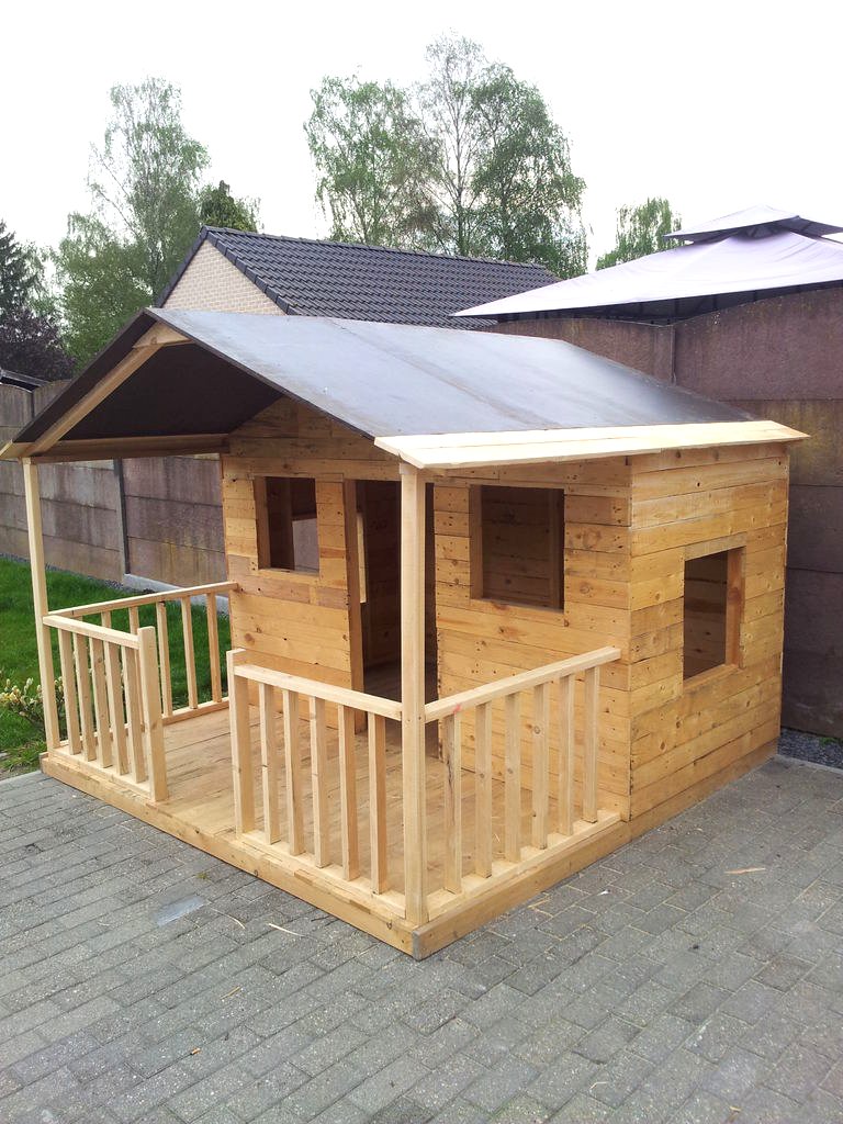 Игровой домик из поддонов - фото 10