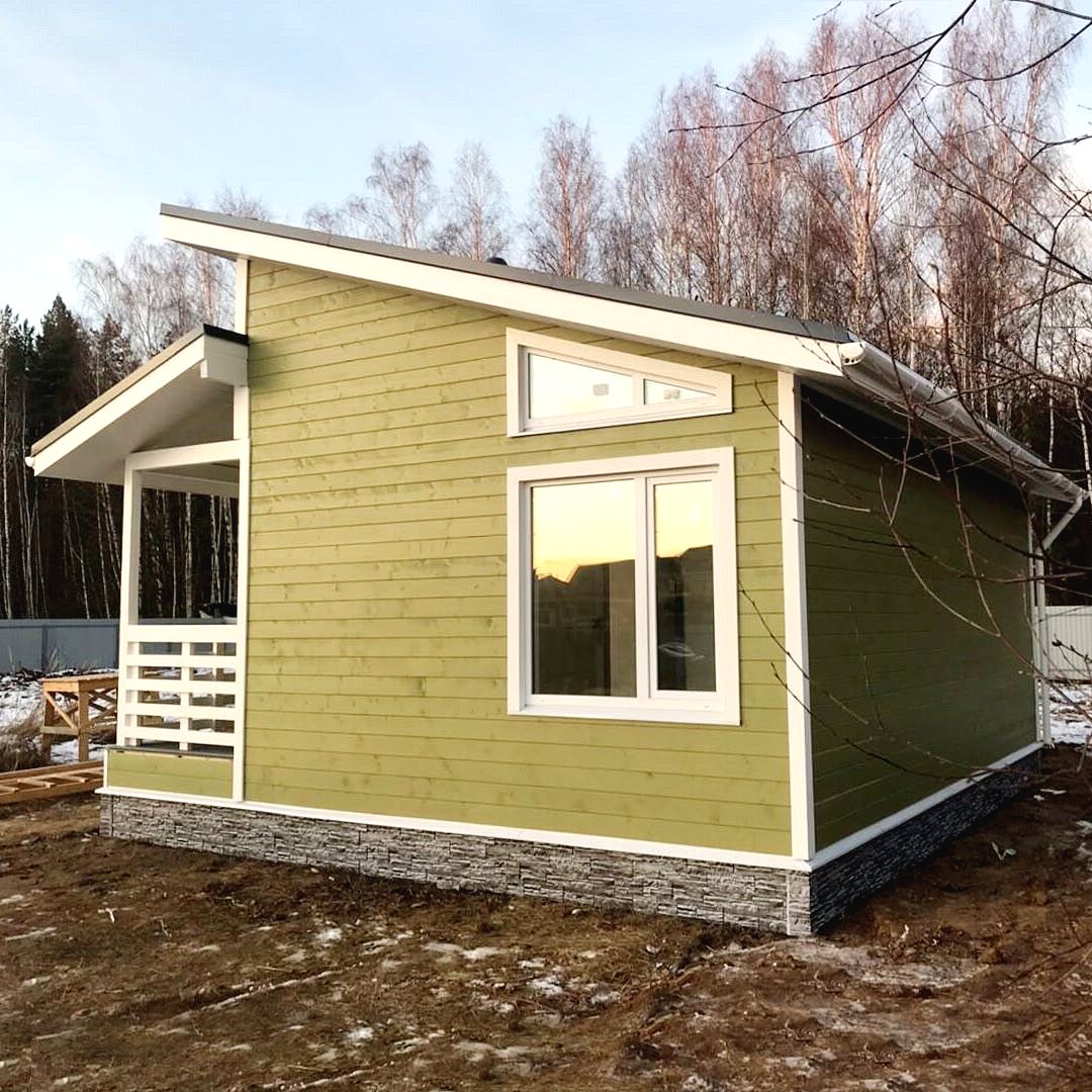 Одноэтажный каркасный дом - фото 4