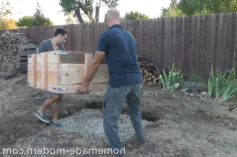 Уличный очаг из бетона - фото 2