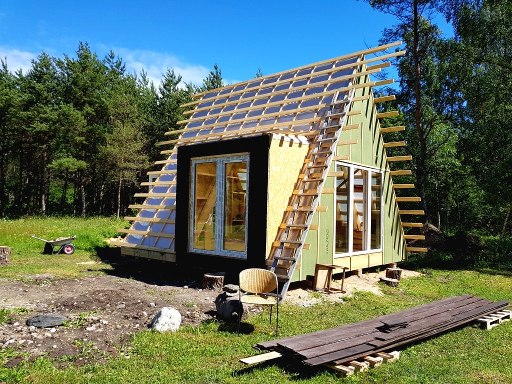 Оригинальный каркасный дом - фото 13