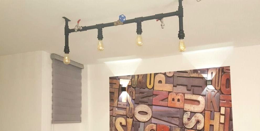 Лампа из труб своими руками - фото 8