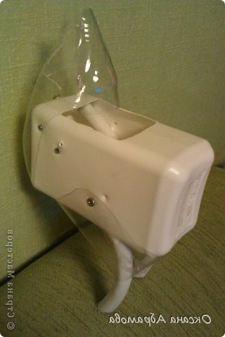 Голубь из пластиковых бутылок - фото 7